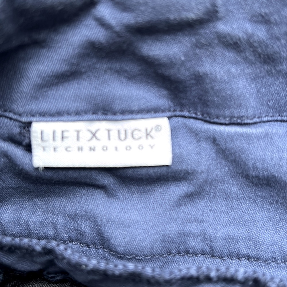 NYDJ Blue Cotton Trouser Style Pants - Picture 4 of 13